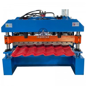 1100 glazed tile roll forming machine for US