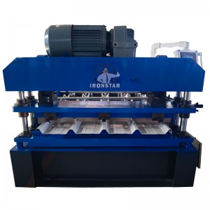 Electric cutting fast speed roofing sheet roll forming machine