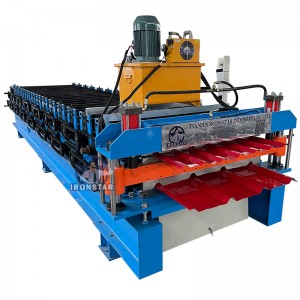 PBU and PBR double deck roll forming machine for America