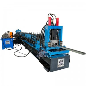 80-300mm automatic size changeable C purlin making machine for Ecuador