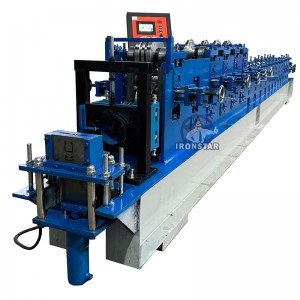 Slotted strut channel roll forming machine for America