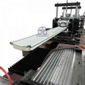 PU foam shutter door roll forming machine for Morocco