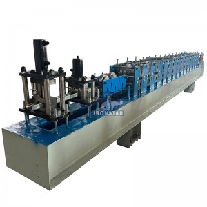 Steel Roller Shuttering Door Guide Rail Roll Forming Machine