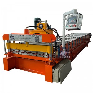 980 roof sheet roll forming machine in Brazil