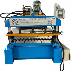 762mm 0.12-0.4mm corrugated roll forming machine in Indonesia