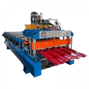828 glazed tile roll forming machine for America