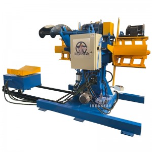 5 ton 500mm width double head hydraulic decoiler with car