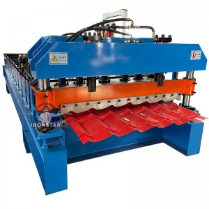 1100 glazed tile roll forming machine for US