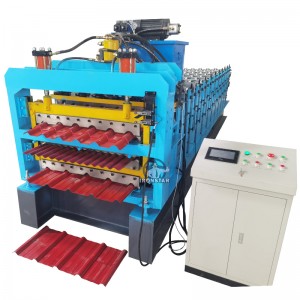Three layer roll forming machine | 3 deck roll forming machine for Brazil