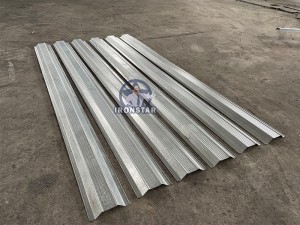 Galvanized omega profile hat channel roll forming machine for Uruguary