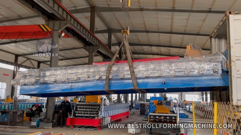 Double layer roll forming machine | AG panel roll forming machine shp to New York