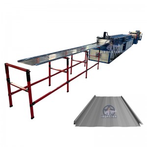 Wall standing seam snap lock roll forming machine in CANADA