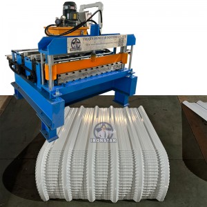 1000mm Roof panel crimping machine