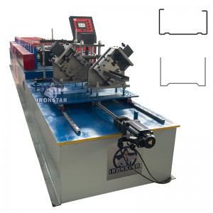 C and U stud and truck 2 in 1 roll forming machine for Israel
