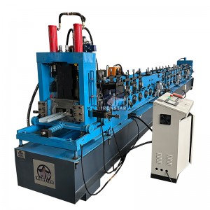 80-300mm automatic size changeable C purlin making machine for Ecuador