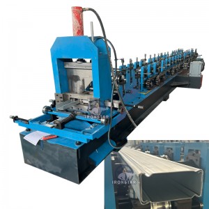 Upright rack C type pallet beam roll forming machine for India