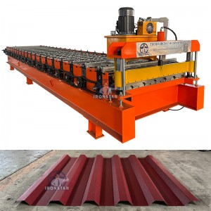 T35 Trapezoidal roofing sheet roll forming machine for kyrgyzstan