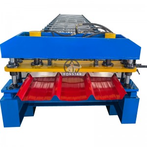 Tr4 trapezoidal roofing sheet roll forming machine for Chile