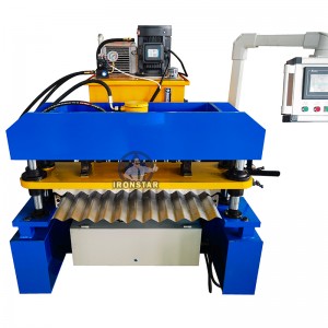 762 thin corrugated roll forming machine for Indonesia