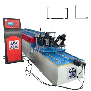 Angle and C channel 2 in 1 roll forming machine
