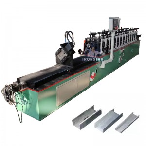 High speed C track roll forming machine