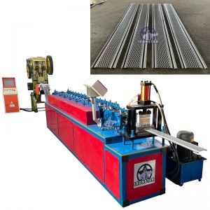 111mm Punching hole shutter door forming line for Colombia
