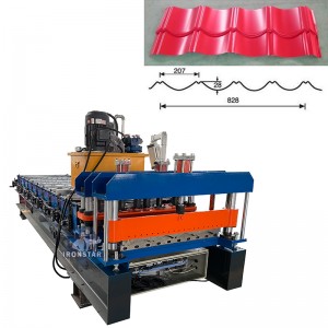 828 glazed tile roll forming machine for Africa market