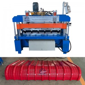 Crimping roof sheet roll forming machine for Guyana