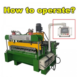 How to operate Crimping roof sheet roll forming machine ?