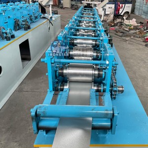 Omega batten roll forming machine for Chile
