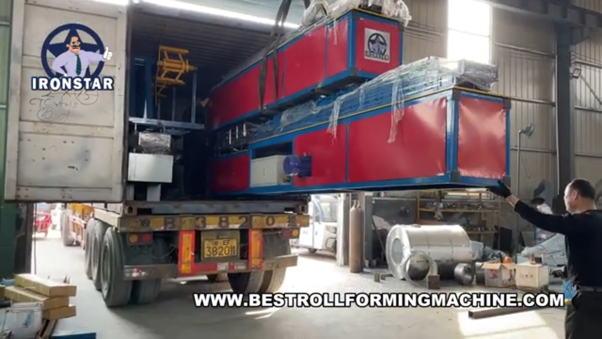 Shutter door roll forming machine | Guide rail roll forming machine ship to US