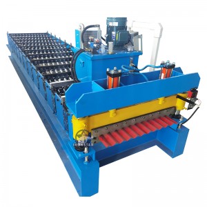 762 corrugated roofing sheet roll forming machine for South Africa