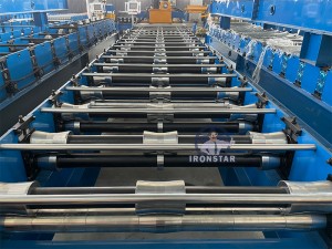 3 rib trapezoidal roofing sheet roll forming machine for Cote D’Ivoire