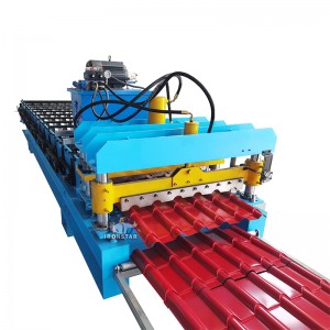 Bamboo tile making machine | C tile roll forming machinery for Brazil