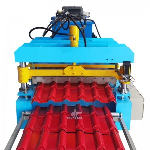Bamboo tile making machine | C tile roll forming machinery for Brazil