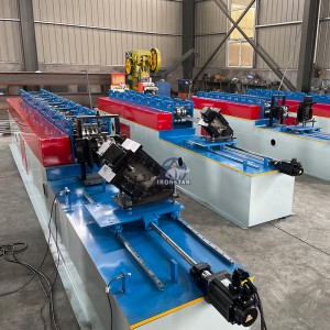 60/90mm 2 in 1 C channel roll forming machine for Chile