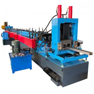 80-300mm automatic size changeable C purlin making machine