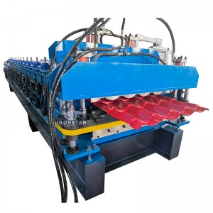 IBR and 828 glazed tile double layer roll forming machine for Africa