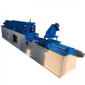 High speed light steel keel drywall u channel roll forming machine for Zambia