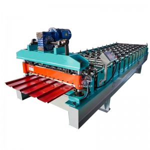 1000 metal roofing sheet roll forming machine for Iraq