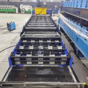 840 trapezoidal and 828 glazed tile double layer roll forming machine