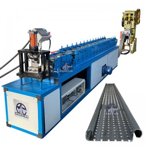 Punching hole shutter door forming line for Colombia