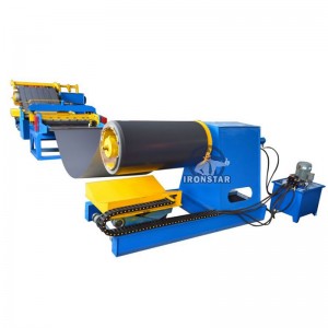 Slitting and recoil whole line roll forming machine