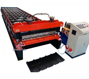 1000mm trapezoidal roofing sheet long span roll forming machine