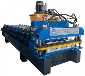840 and 1000 glazed tile double layer roll forming machine for Africa