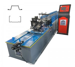 C channel and Omega profile 2 in 1 roll forming machine
