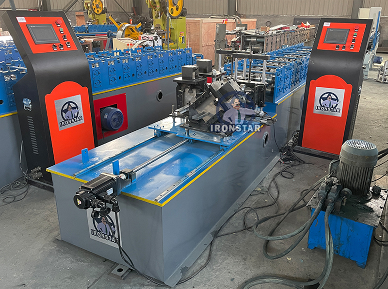 c channel and omega profile 2 in 1 roll forming machine 6