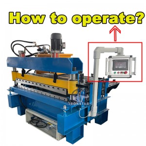 How to operate cut to length machine ?
