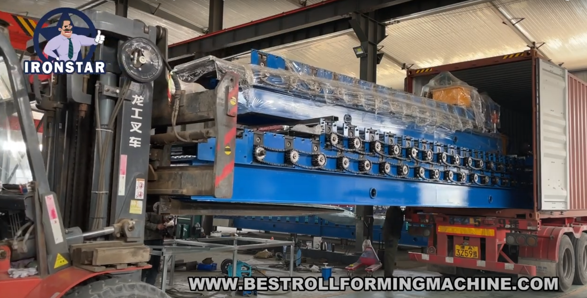 Double layer roll forming machine and Cap ridge roll forming machine ship to Guyana
