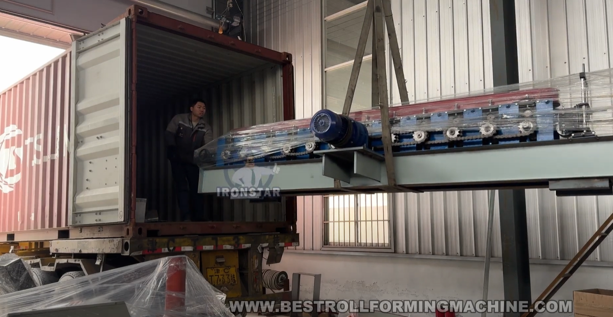 C purlin roll forming machine | C channel roll forming machine ship to Indonesia